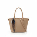 The Paloma | Knotted Pebbled Leather Mini Tote in Taupe – Elora